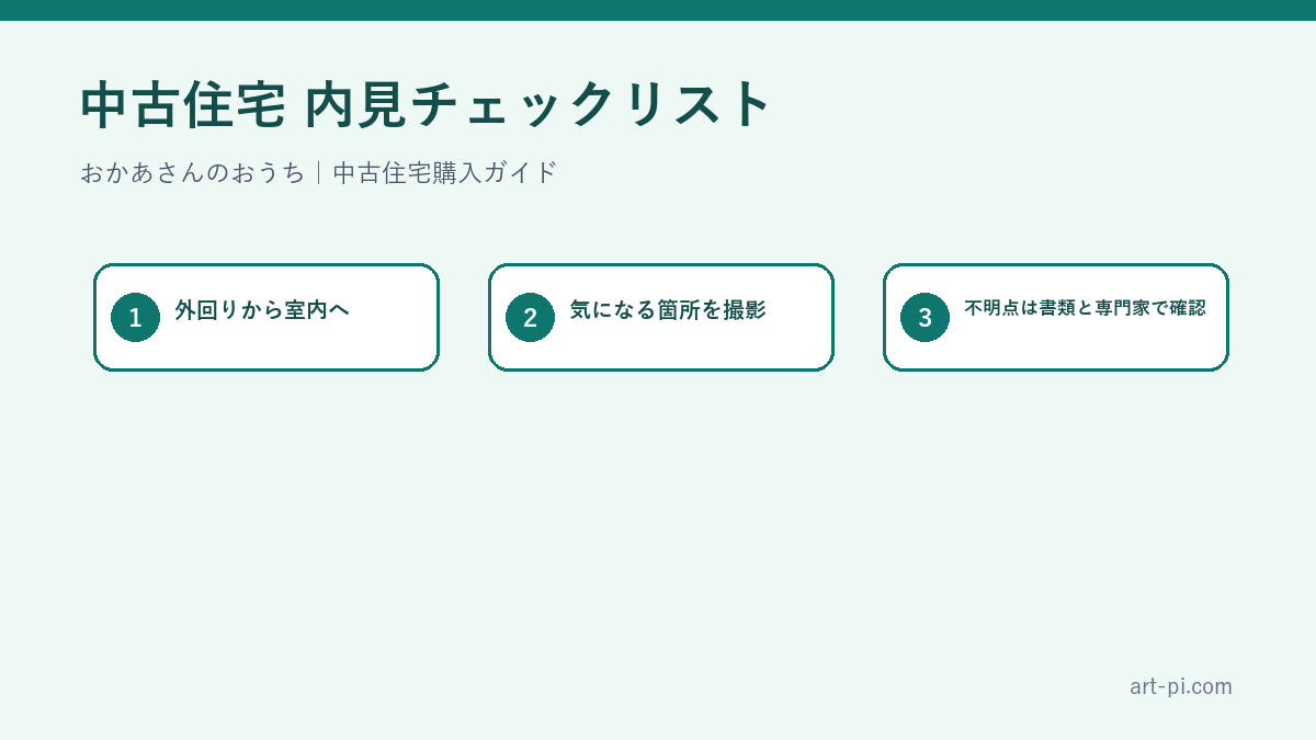 中古住宅 内見チェックリスト