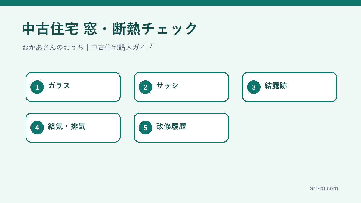 中古住宅 窓・断熱チェック