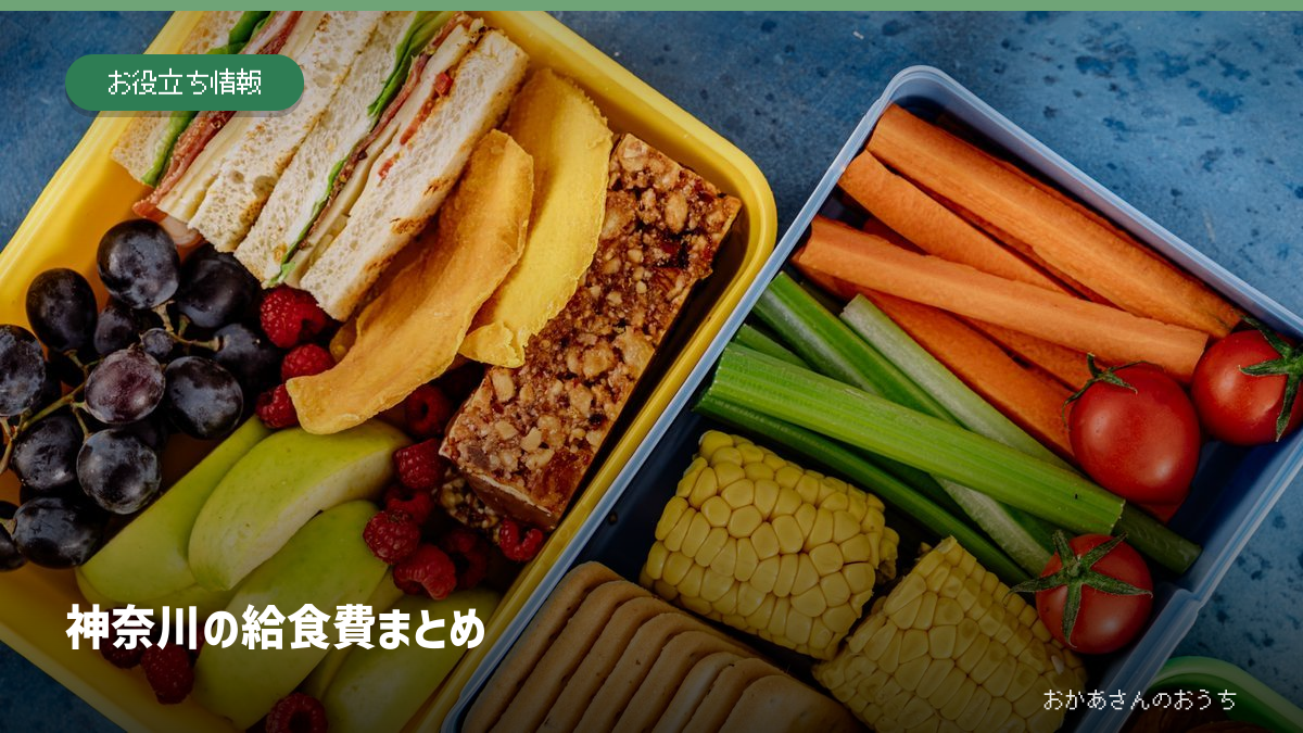 果物や野菜を詰めた学校給食をイメージしたランチボックス