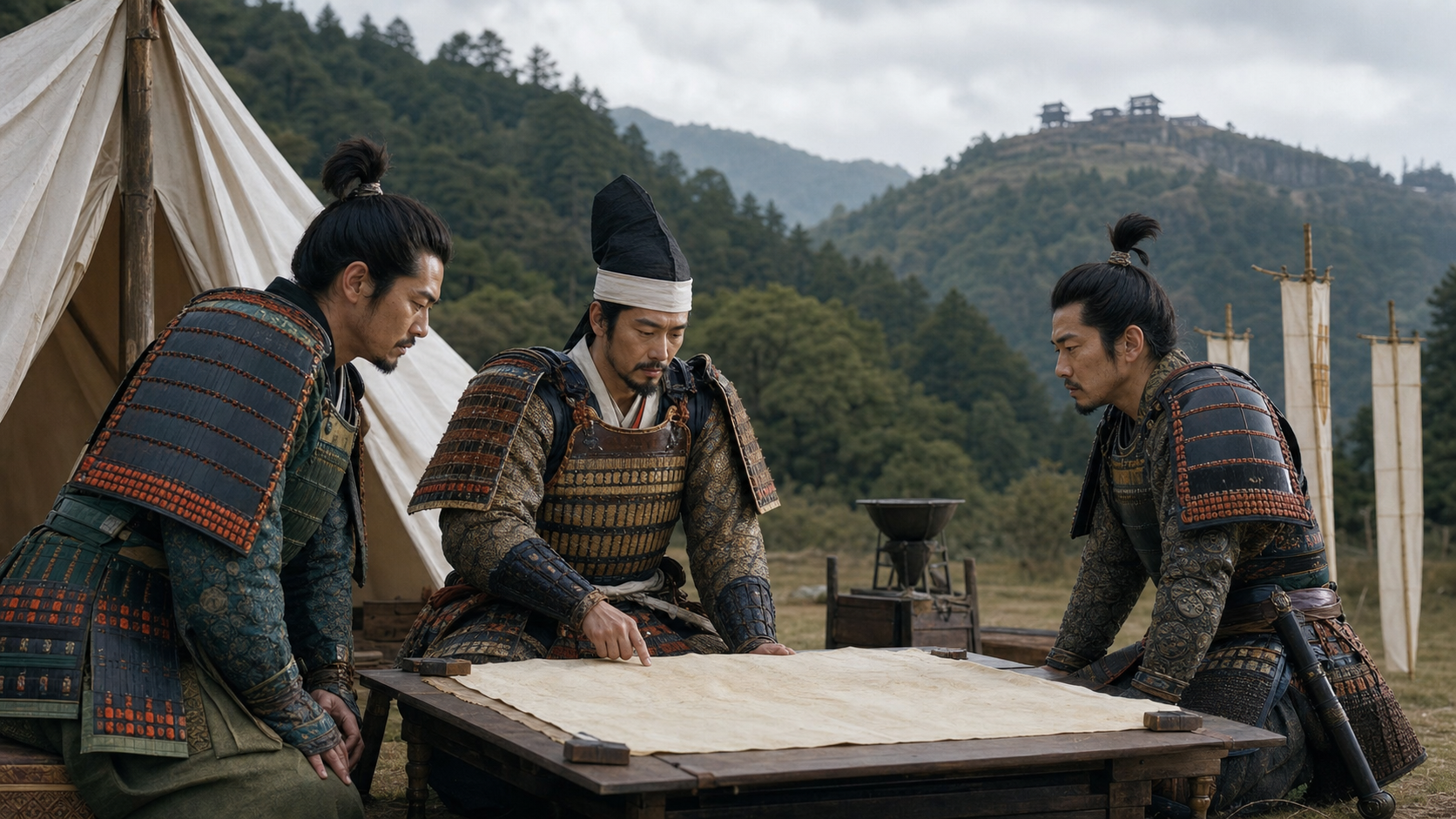 東国で活動した藤原秀郷の時代を表す武士たちのイメージ