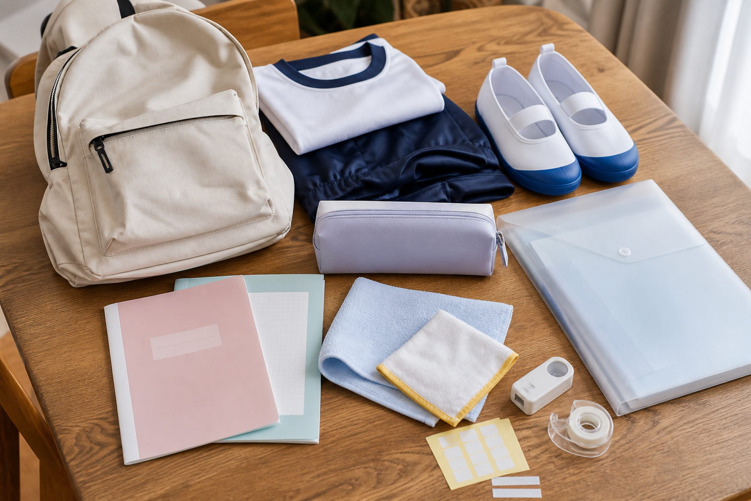 小学校入学前に確認する学用品と名前付け用品