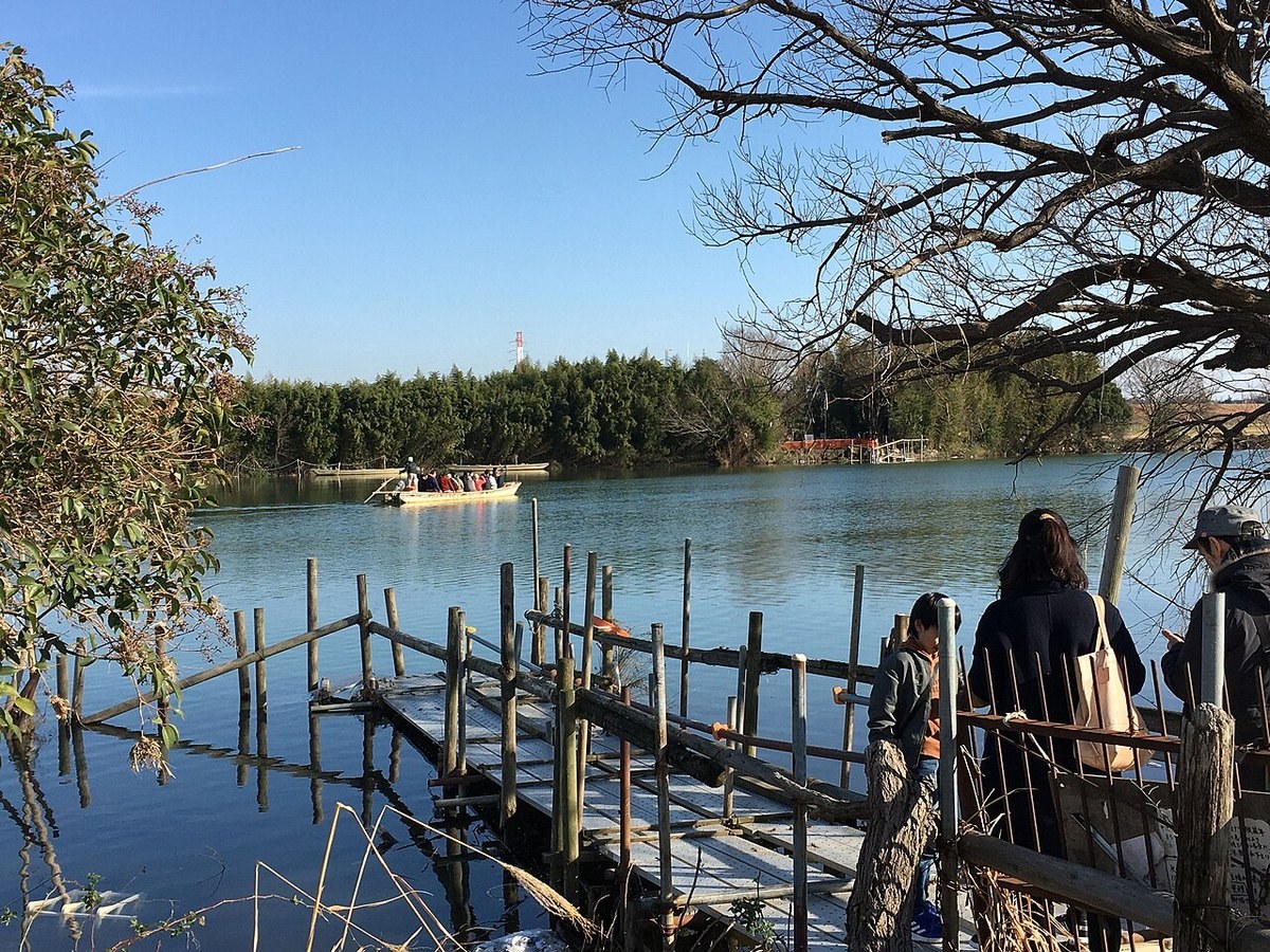 江戸川の矢切の渡し（松戸市矢切〜葛飾区柴又、2020年1月）