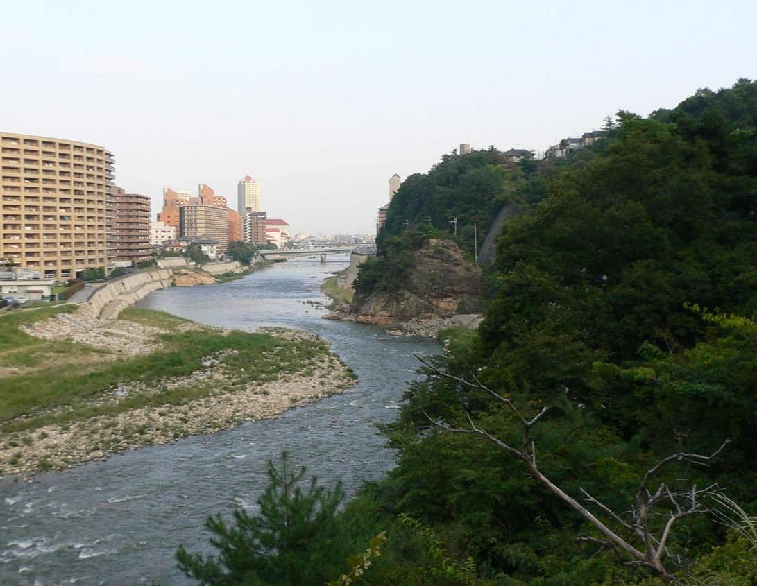 宝塚市内の武庫川（2008年12月）