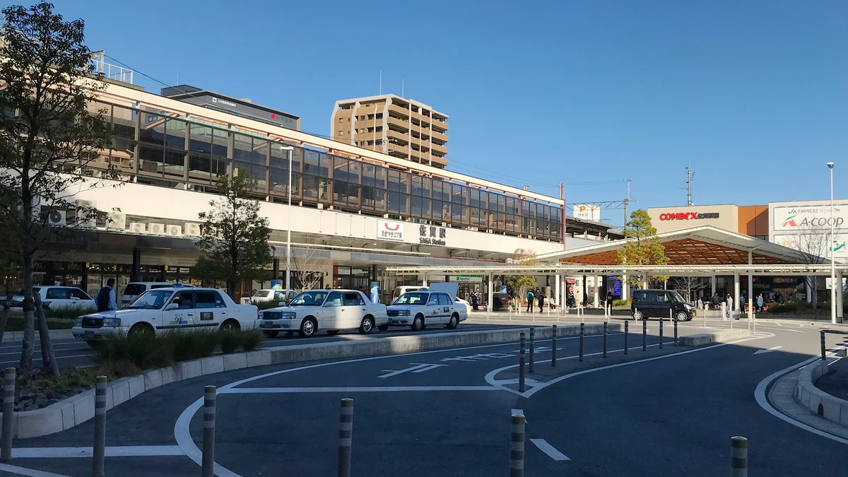 JR佐賀駅南口の駅前実景