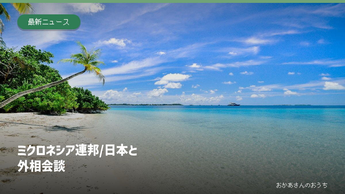 ミクロネシア連邦/日本と外相会談。写真はイメージ。