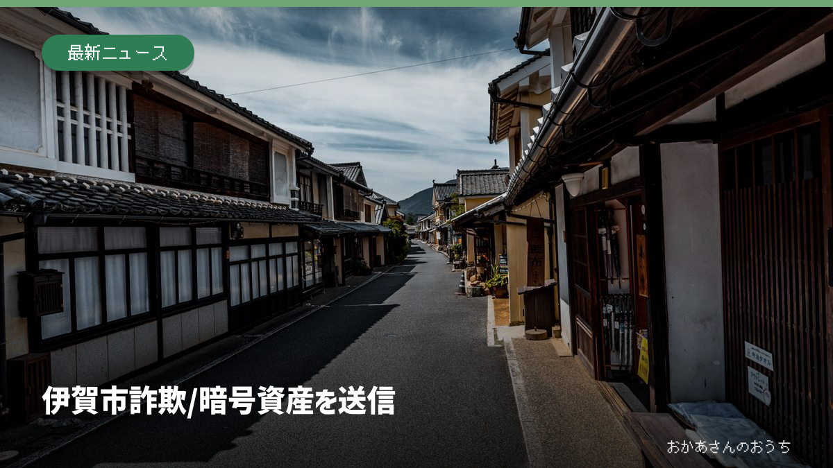 伊賀市 詐欺/暗号資産を送信の記事アイキャッチ