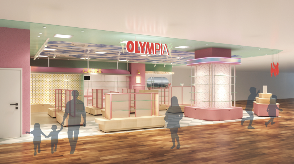オリンピアが公表したボーノ相模大野店のリニューアル後の店舗イメージ
