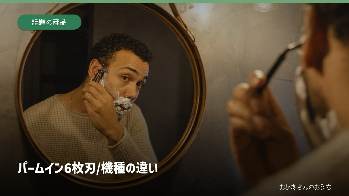 パームイン6枚刃/機種の違い。関連するイメージ写真と見出し