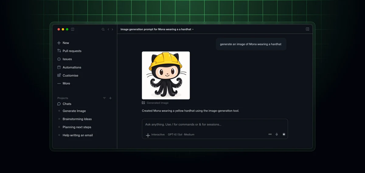 GitHubが公開したCopilot画像生成機能の紹介画像