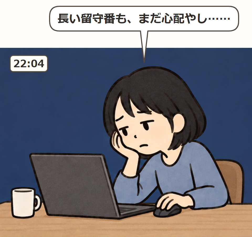 探し続けて一時間