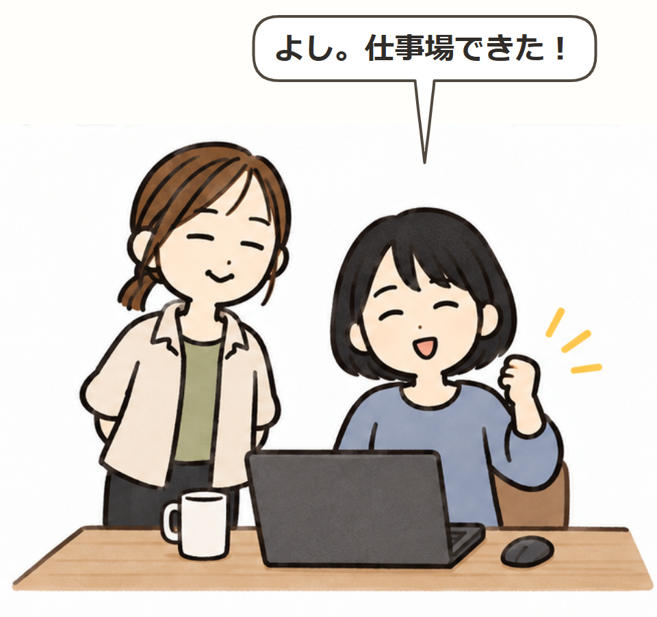 最初の準備ができた