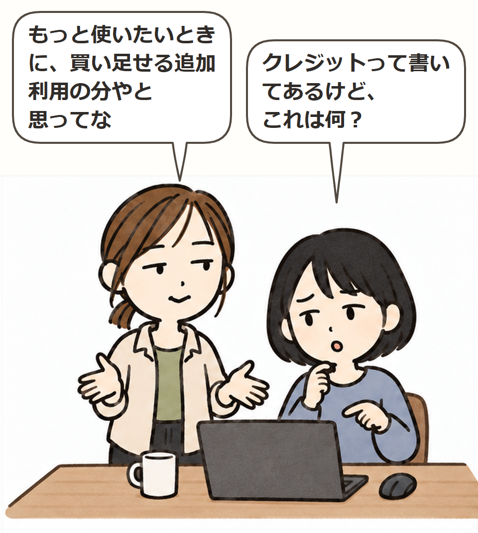 クレジットって何？