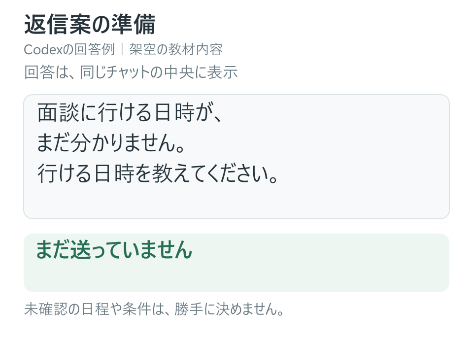 まだ決めていないこと