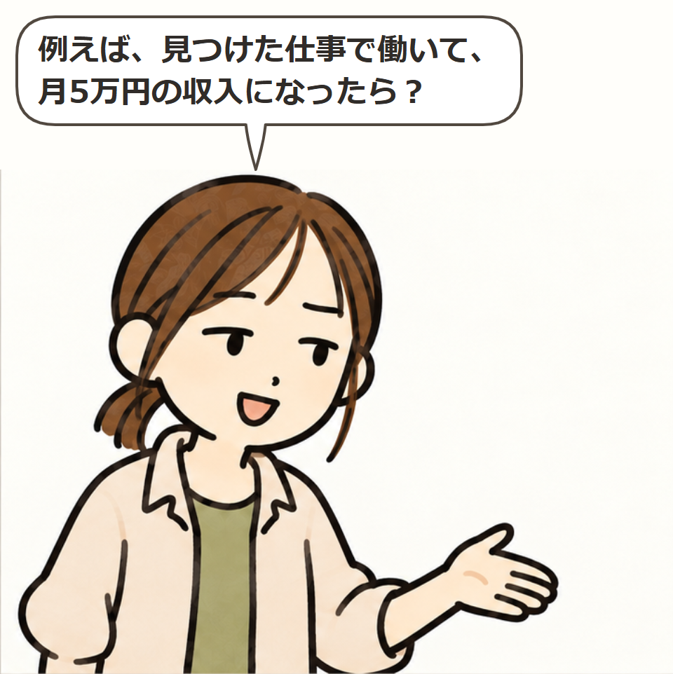 働いて得る収入の例