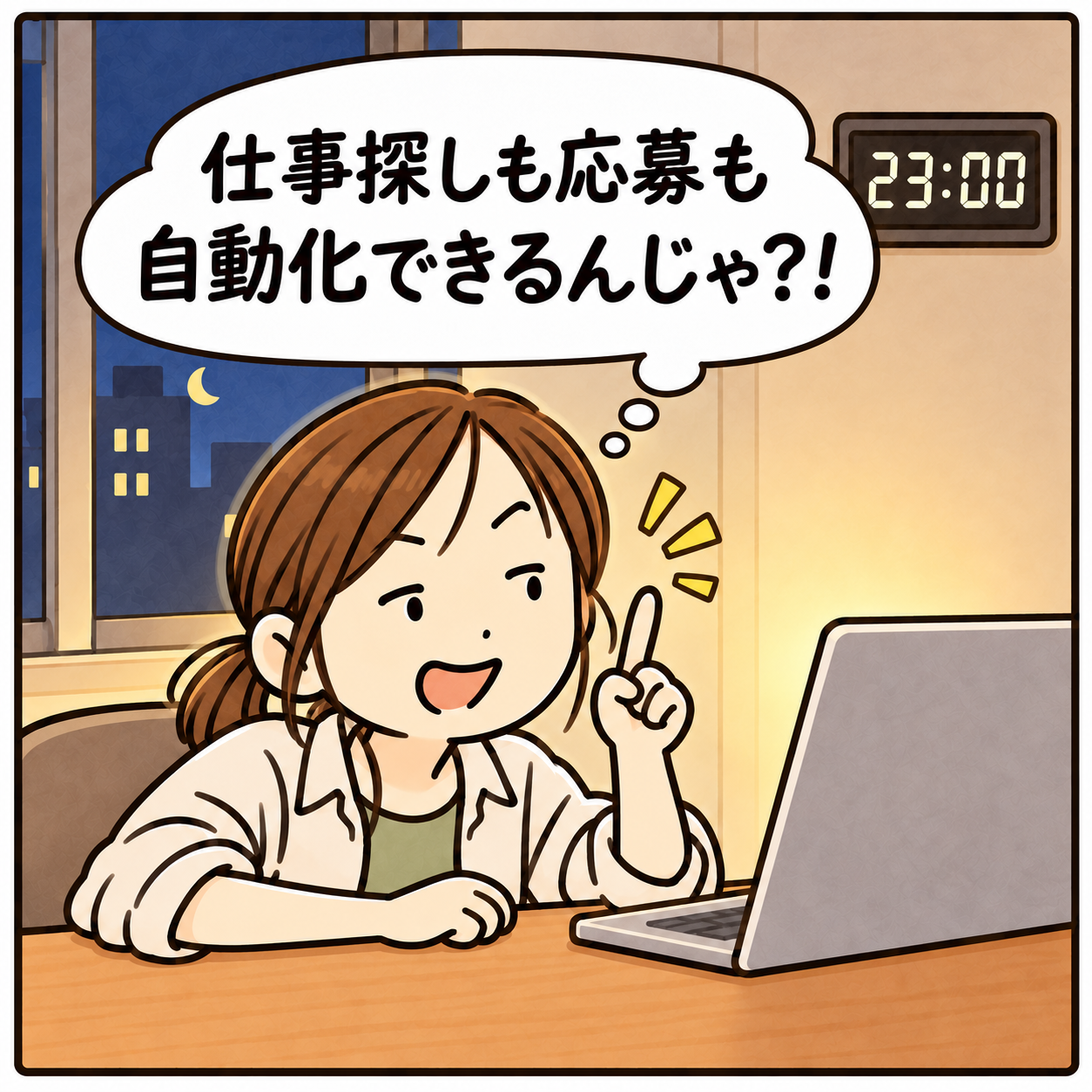仕事探しも応募も 自動化できるんじゃ？！