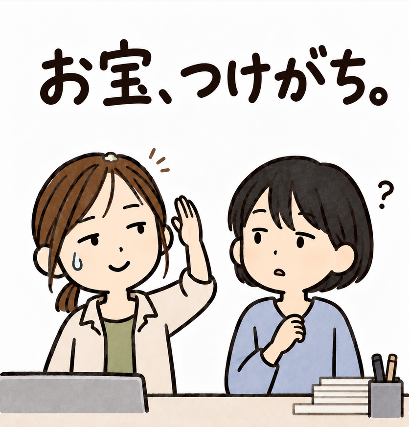 お宝、つけがち。