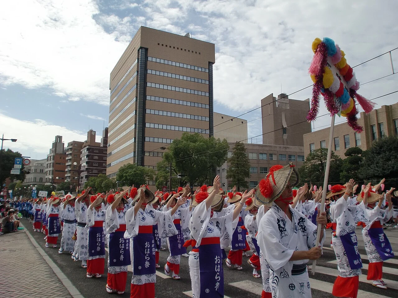 2011年のおはら祭の総踊り