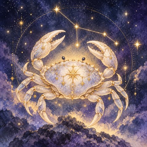 かに座のイラスト