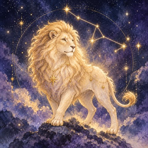 しし座のイラスト