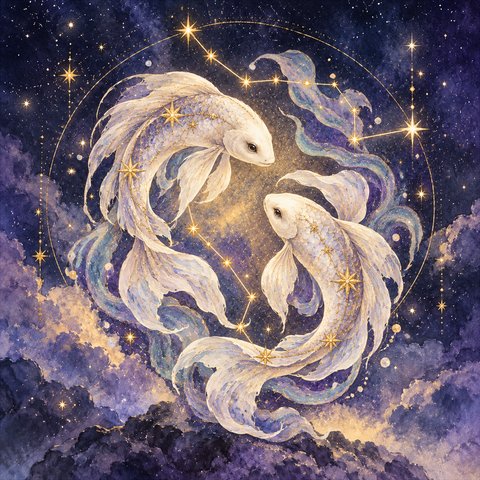 うお座のイラスト