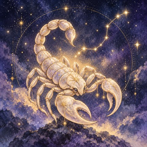 さそり座のイラスト
