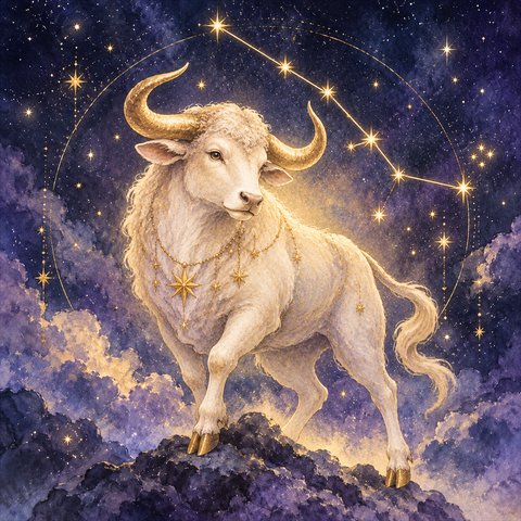 おうし座のイラスト