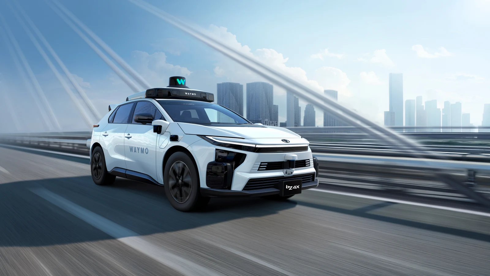 Waymo（ウェイモ）自動運転タクシー用のトヨタbZ4X